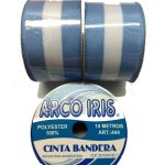 Cinta Bandera Argentina Arco Iris, Pieza 10 mt