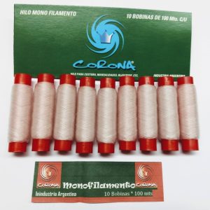 Hilo Corona Monofilamento 100 Metros 10 Uni.