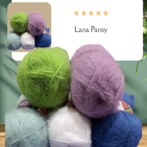 Pansy Angora Acrílica LHO Ovillo por 100 G