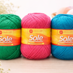 Sole, Hilo de Algodón 8/6 LHO Ovillo por 100 G