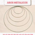 Aro metalico , medidas desde 7 cm a 60 cm